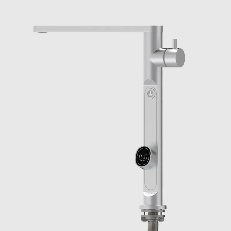 1 wege entnahmehahn edelstahl v4a/316l mit display für ultraflat gourmetwasseranlage