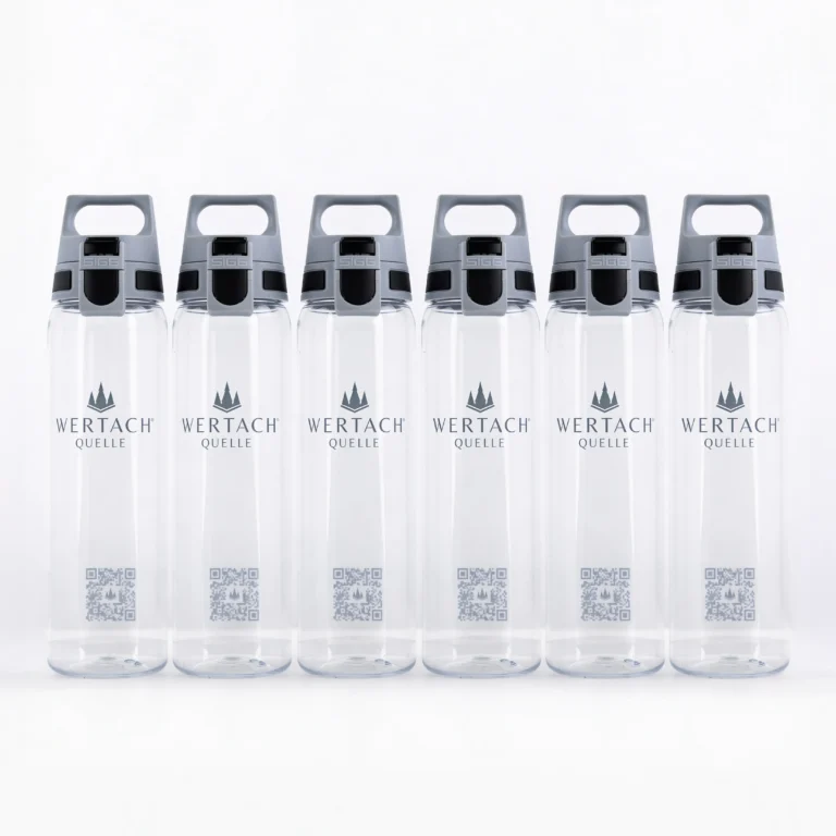 0,75l tritan flasche von sigg (auslaufsicher, für co2 wasser geeignet) 6er pack